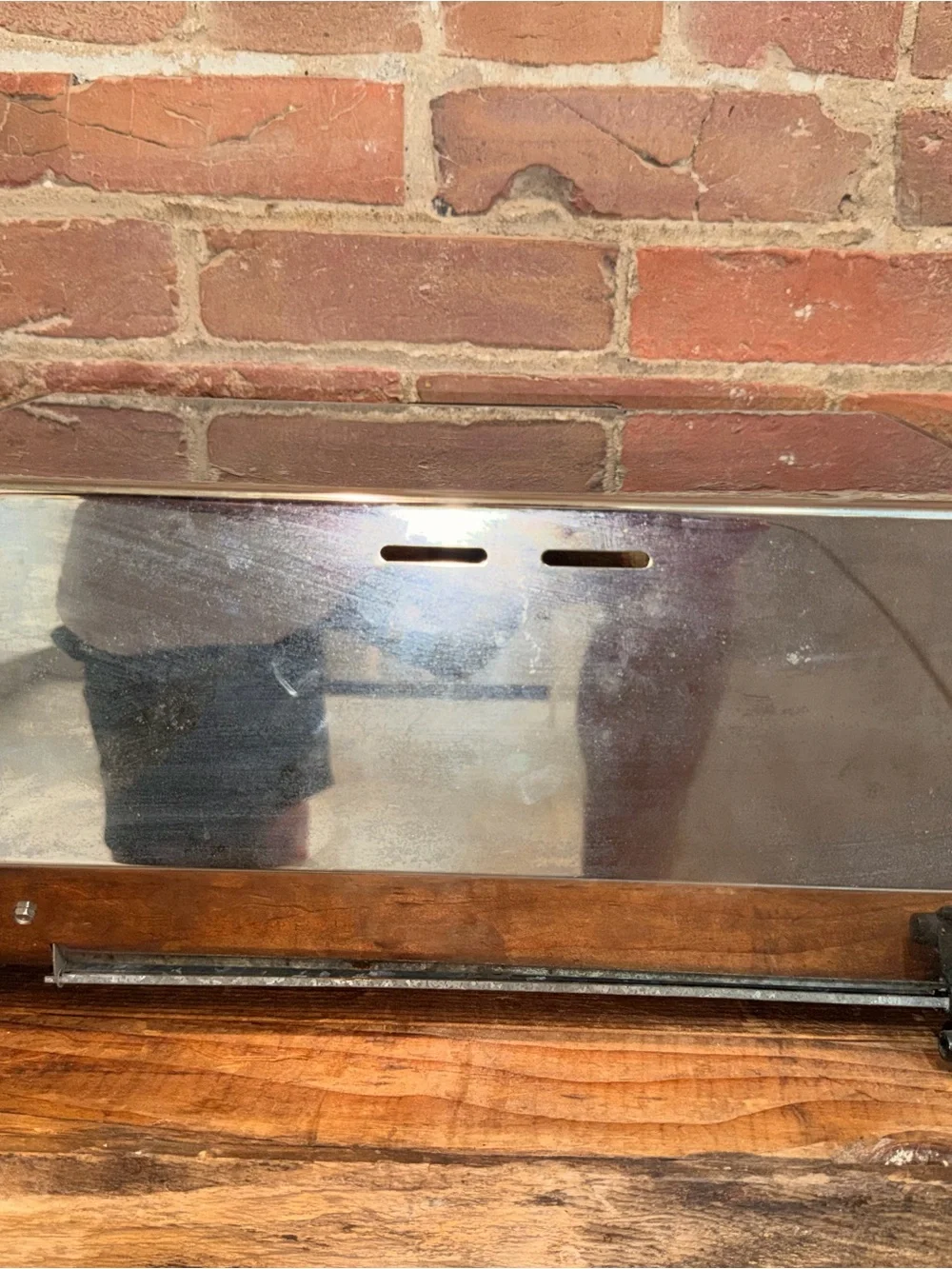 Vintage Toast-R-Oven Countertop Toaster Oven with Orange Accents